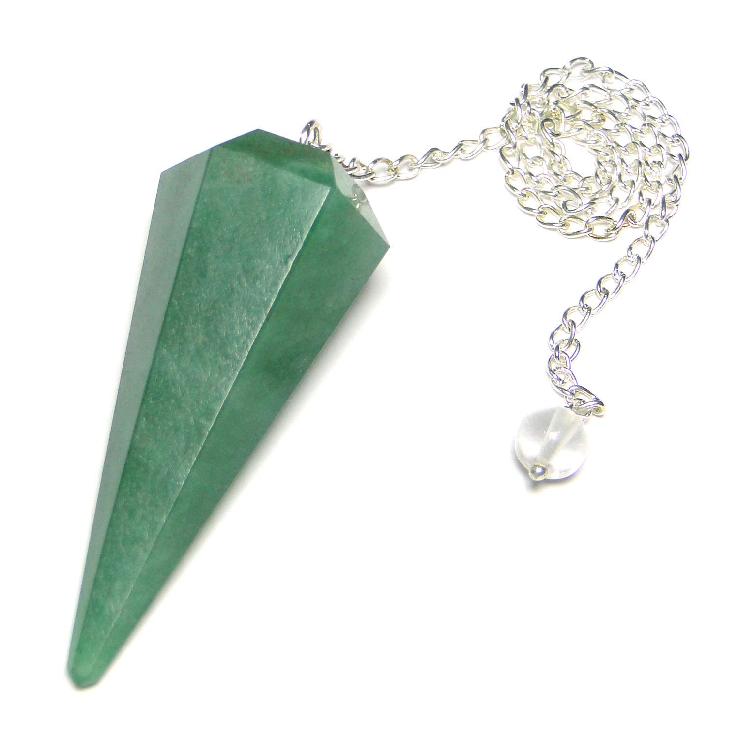 Green Aventurine Faceted Pendulum Green Aventurine Faceted Pendulum
